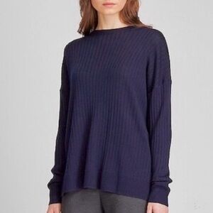 Uniqlo Ribbed Wool Blend Sweater - Sz XS